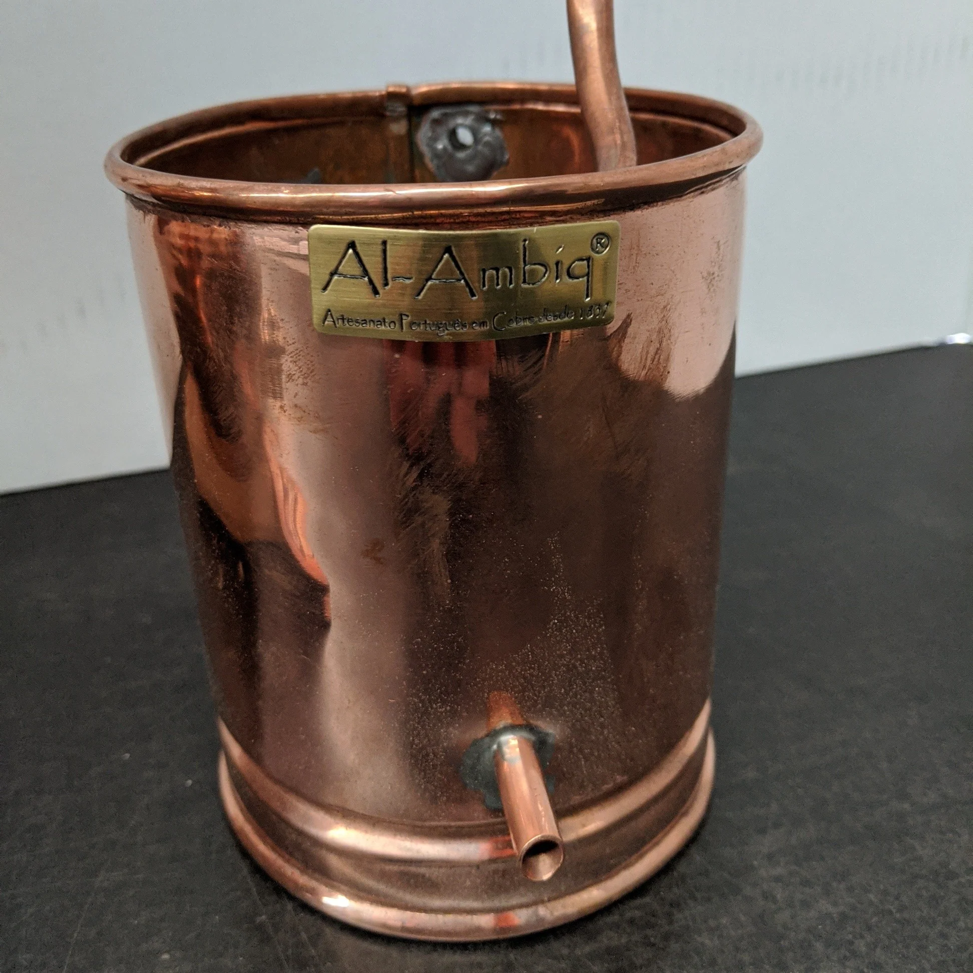 Split Top Rotating Column Copper Alembic Still | Al-Ambiq® - Image 4