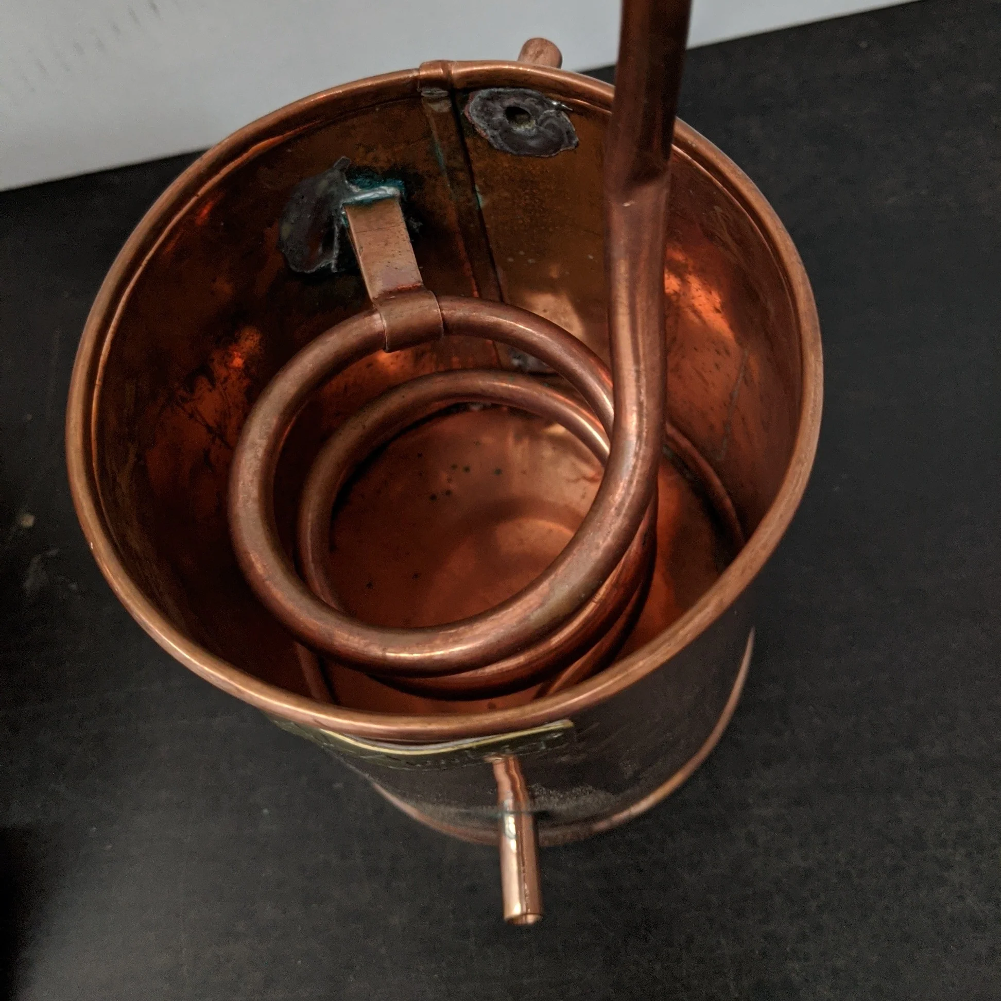 Split Top Rotating Column Copper Alembic Still | Al-Ambiq® - Image 6