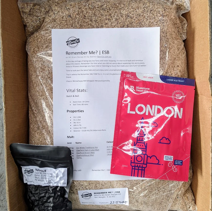 Remember Me | ESB | BeerCo All Grain Brewers Recipe Kit - Image 4