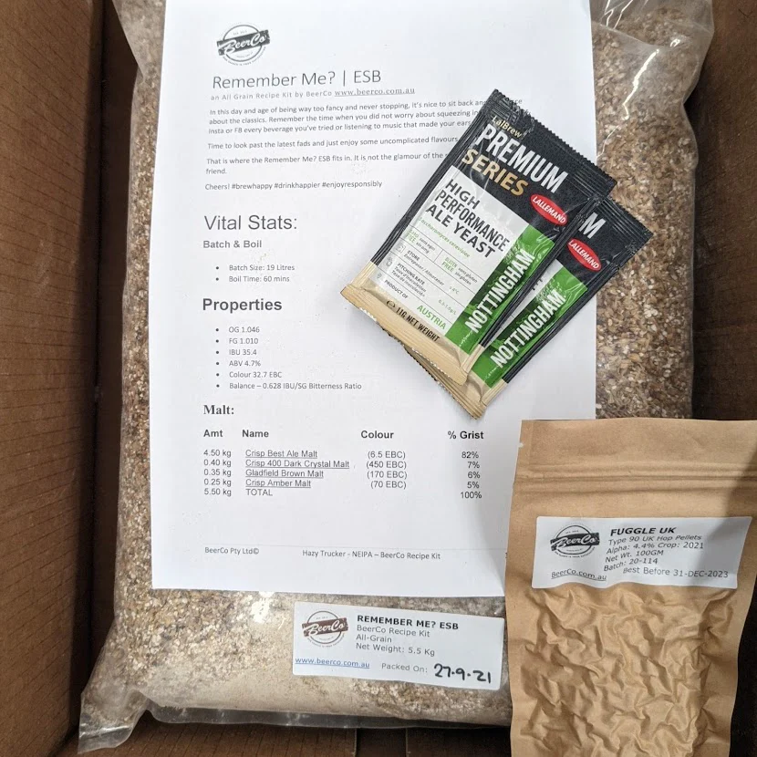 Remember Me | ESB | BeerCo All Grain Brewers Recipe Kit - Image 5