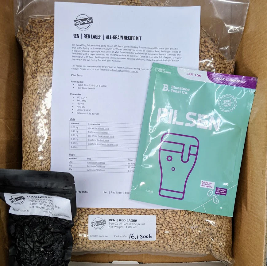 Ren | Red Lager | BeerCo All Grain Brewers Recipe Kit - Image 4