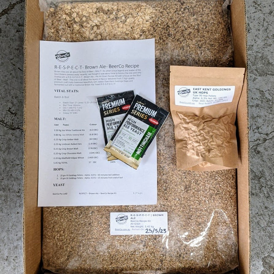 RESPECT | Brown Ale | BeerCo All Grain Brewers Recipe Kit - Image 3