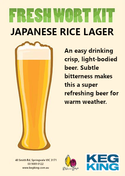 Rice Lager | Artisan Ale | Fresh Wort Kit Only - Image 3