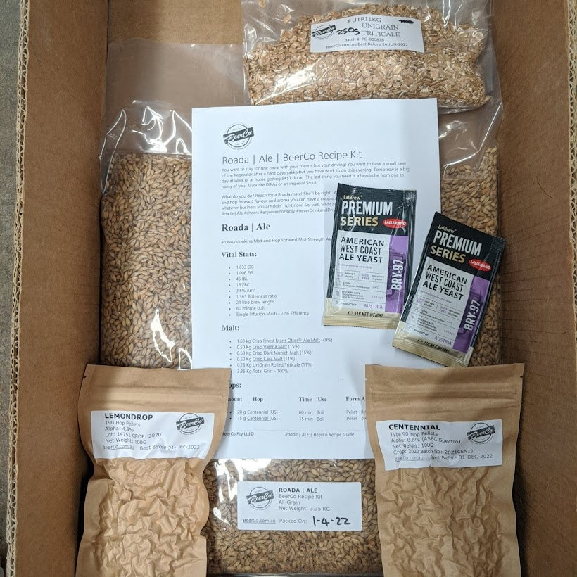 Roada | Session Ale | BeerCo All Grain Brewers Recipe Kit - Image 3