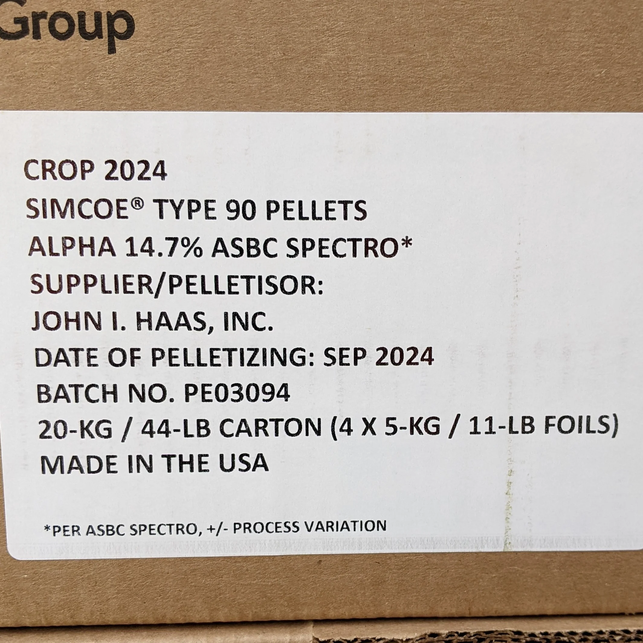 Simcoe® Brand YCR 14 US Hops - Image 5