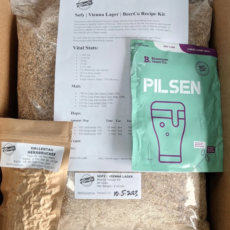 Sofy | Vienna Lager | BeerCo All Grain Brewers Recipe Kit - Image 3