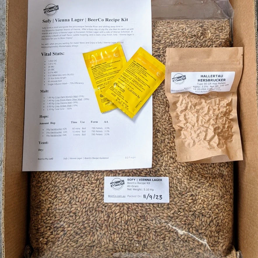 Sofy | Vienna Lager | BeerCo All Grain Brewers Recipe Kit - Image 4
