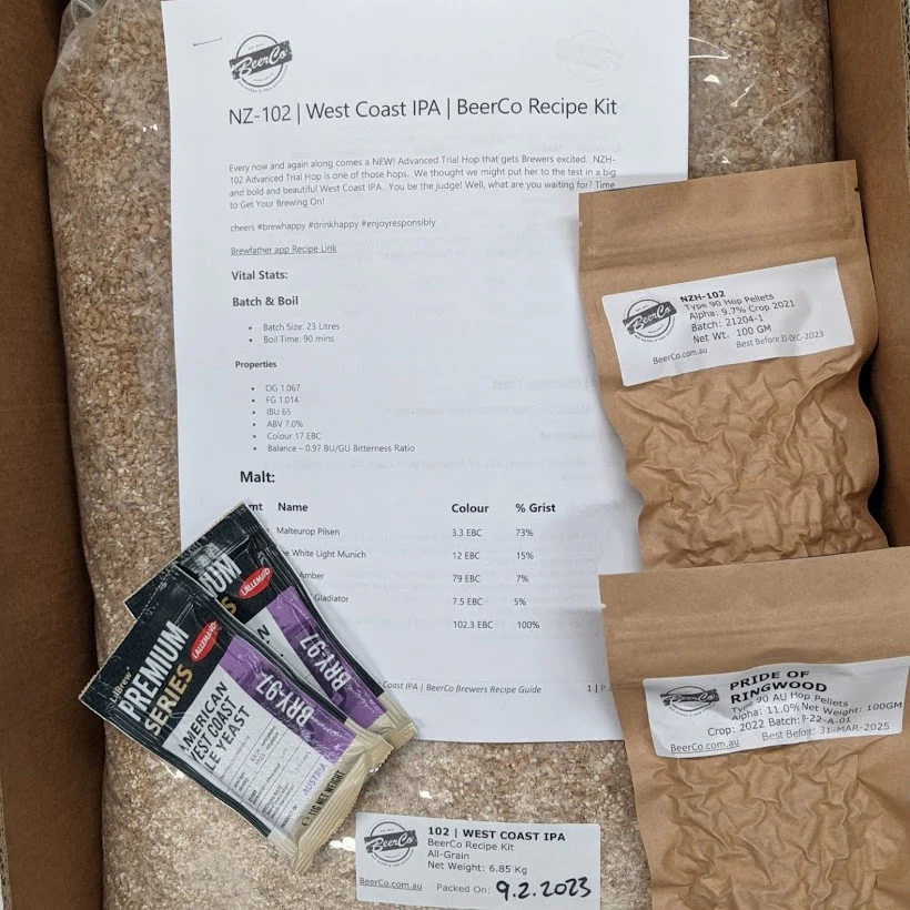 Superdelic | West Coast IPA | BeerCo All Grain Brewers Recipe Kit - Image 2