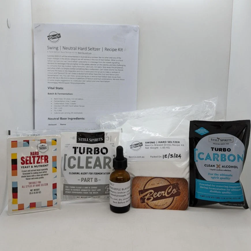 Swing | Hard Seltzer | BeerCo Hard Seltzer Recipe Kit - Image 14
