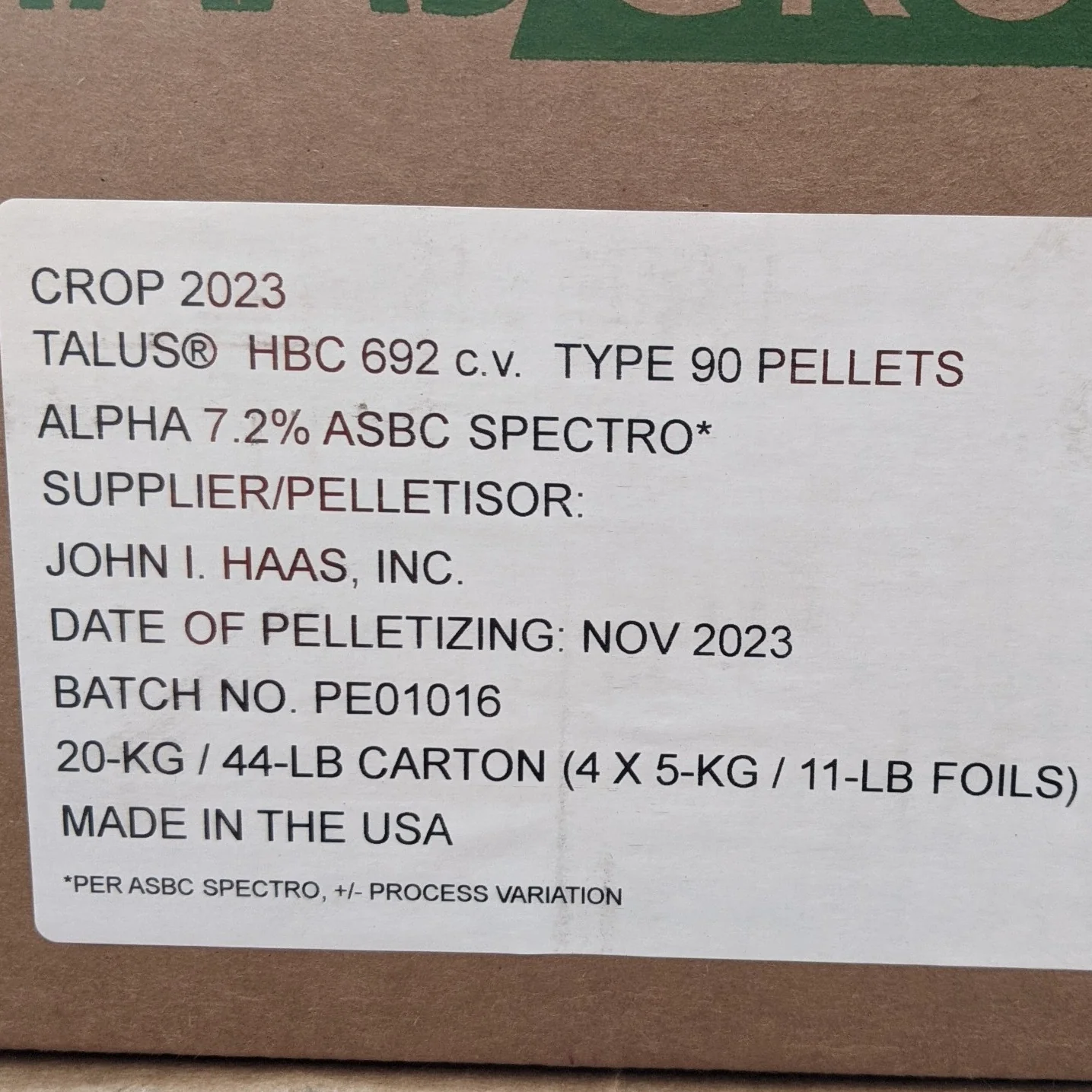 Talus™ HBC 692 US Hops - Image 5