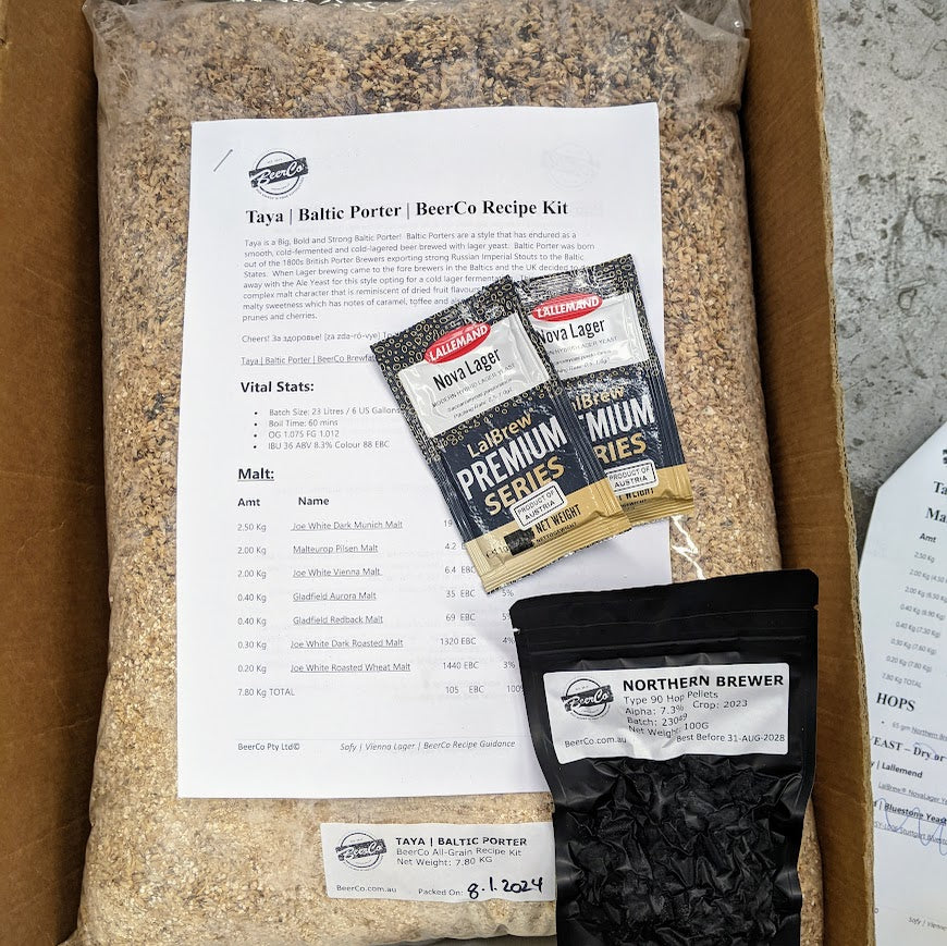 Taya | Baltic Porter | BeerCo All Grain Brewers Recipe Kit - Image 4