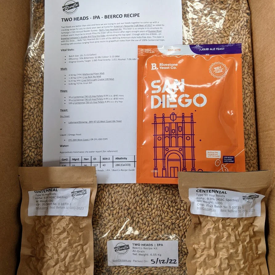 Two Heads | IPA | BeerCo All Grain Brewers Recipe Kit - Image 4