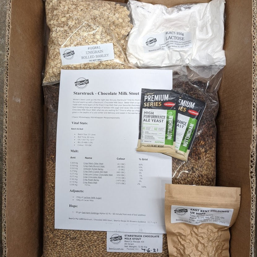 Starstruck | Chocolate Milk Stout | BeerCo All Grain Brewers Recipe Kit - Image 2