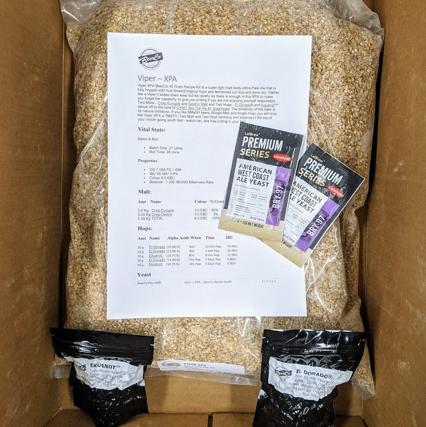 Viper | XPA | BeerCo All Grain Brewers Recipe Kit - Image 2